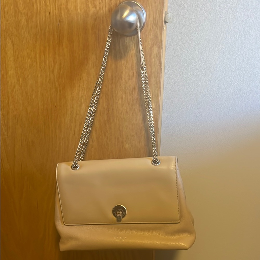 Ted Baker London Tan Shoulder Bag with Chain Strap